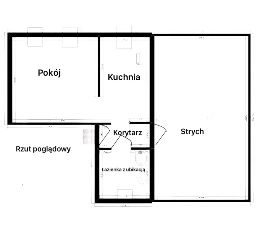Mieszkanie na sprzedaż Szczecin, Żelechowa 36 m2 | Arka Nieruchomości