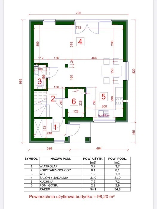 Dom na sprzedaż Lipnik 100 m2 | Arka Nieruchomości