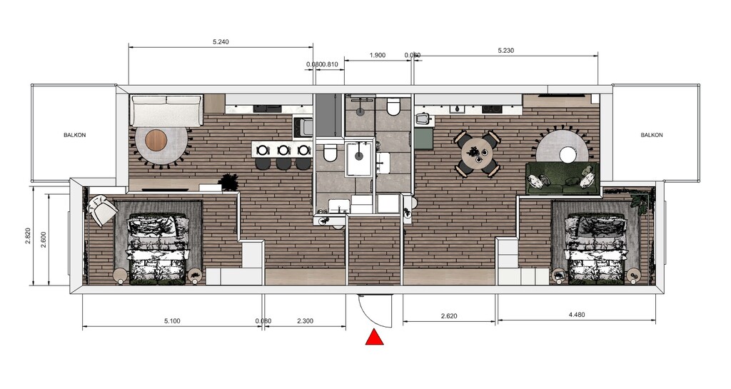 Mieszkanie na sprzedaż Szczecin, Centrum 77 m2 | Arka Nieruchomości
