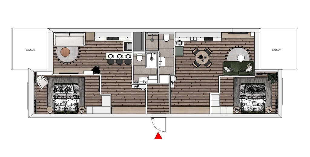 Mieszkanie na sprzedaż Szczecin, Centrum 77 m2 | Arka Nieruchomości