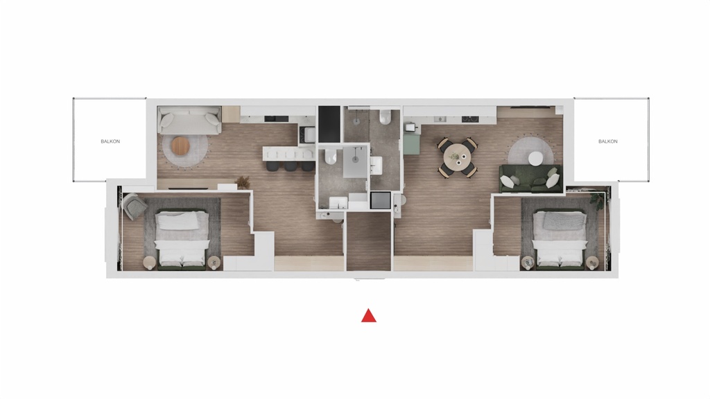 Mieszkanie na sprzedaż Szczecin, Centrum 77 m2 | Arka Nieruchomości