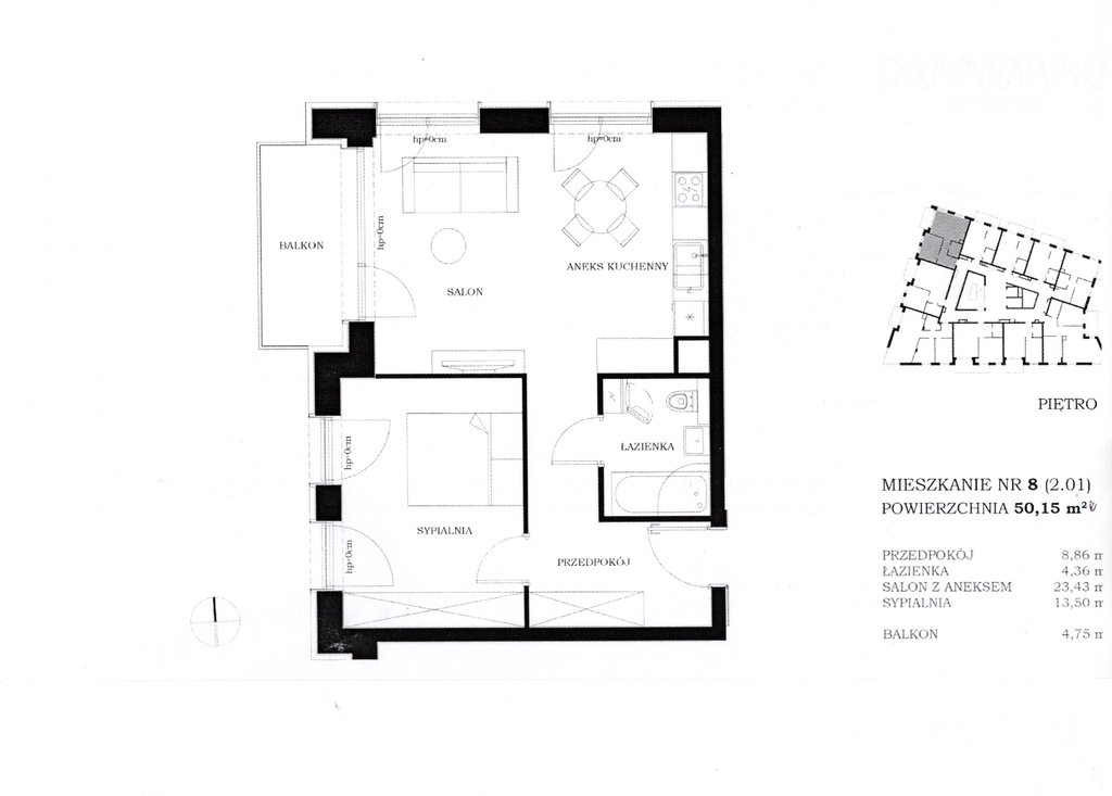 Mieszkanie na sprzedaż Szczecin, Centrum 50 m2 | Arka Nieruchomości