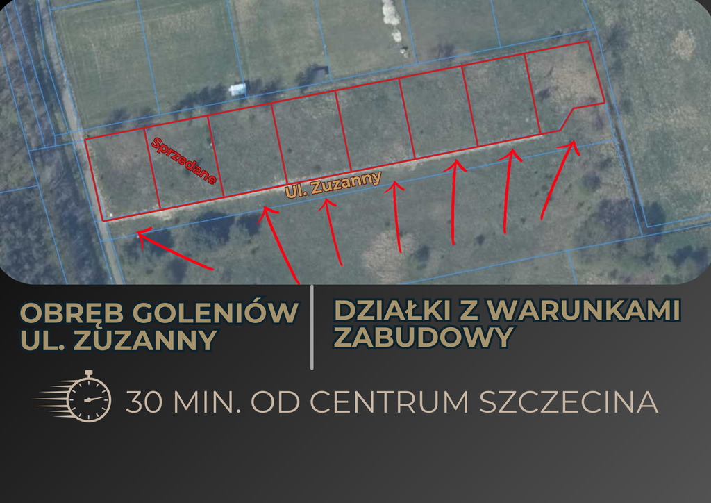 Działka na sprzedaż Goleniów 795 m2 | Arka Nieruchomości