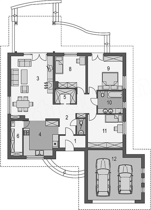 Dom na sprzedaż Białuń 126 m2 | Arka Nieruchomości