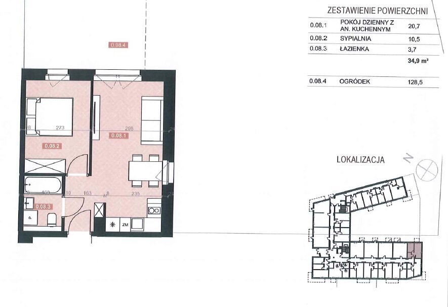 Mieszkanie na sprzedaż Szczecin, Warszewo 35 m2 | Arka Nieruchomości