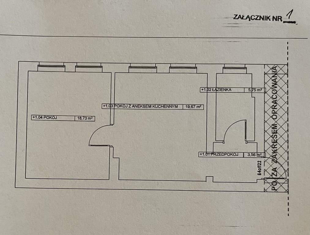 Mieszkanie na sprzedaż Szczecin, Śródmieście 54 m2 | Arka Nieruchomości