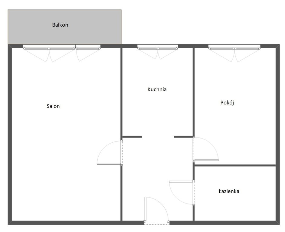 Mieszkanie na sprzedaż Szczecin, Książąt Pomorskich 47 m2 | Arka Nieruchomości