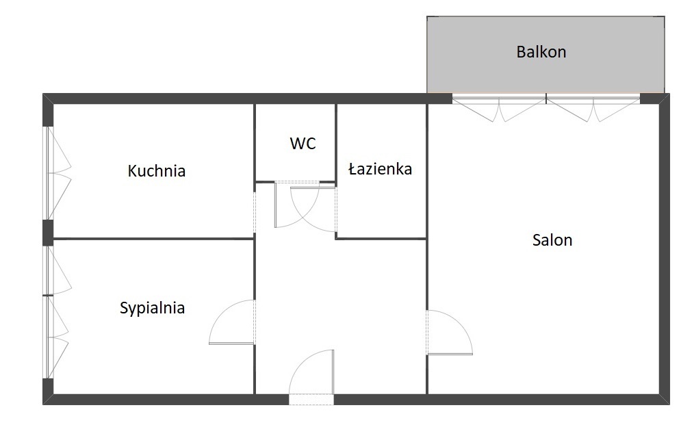 Mieszkanie na sprzedaż Szczecin, Zdroje 49 m2 | Arka Nieruchomości