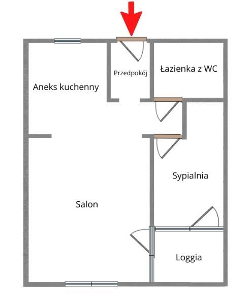 Mieszkanie na wynajem Szczecin, Gumieńce 51 m2 | Arka Nieruchomości