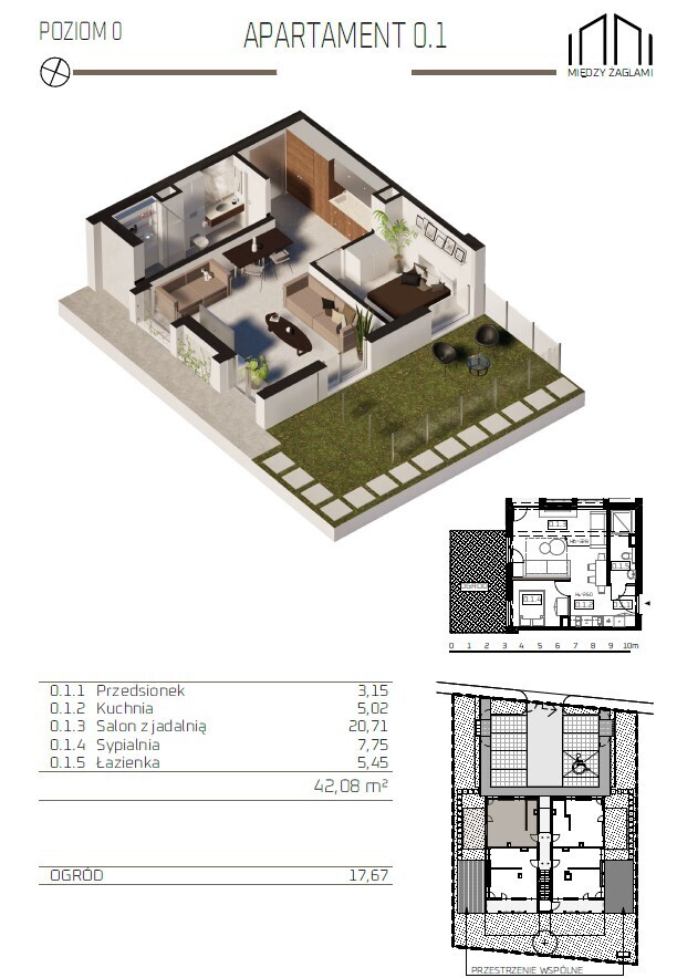 Mieszkanie na sprzedaż Niechorze 43 m2 | Arka Nieruchomości