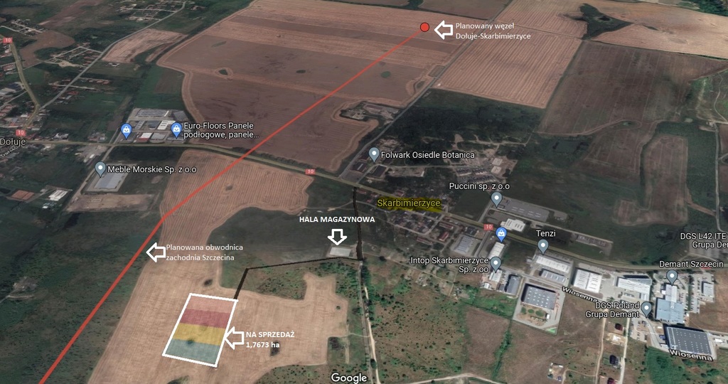 Działka na sprzedaż Skarbimierzyce 17 672 m2 | Arka Nieruchomości