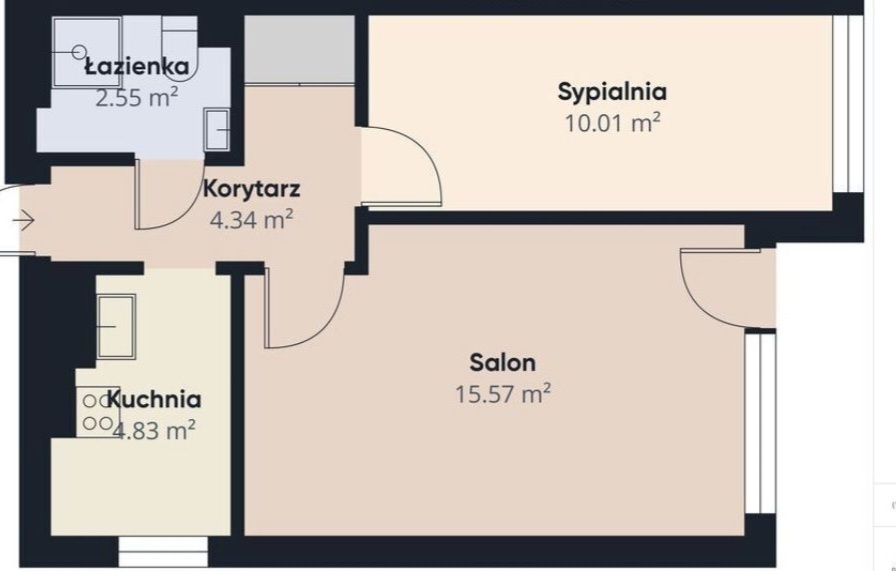 Mieszkanie na sprzedaż Szczecin 37 m2 | Arka Nieruchomości