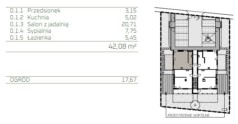 Mieszkanie na sprzedaż Niechorze 42 m2 | Arka Nieruchomości