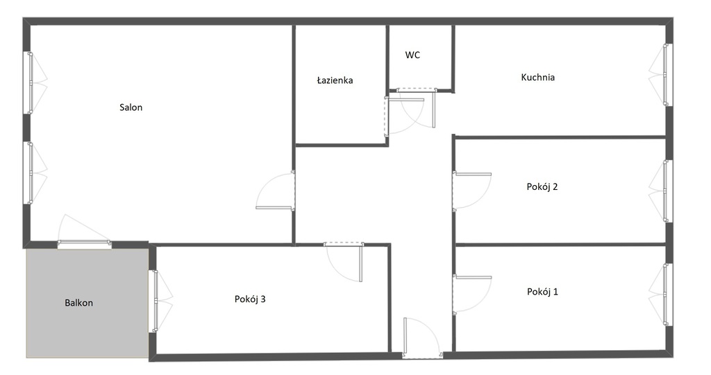 Mieszkanie na sprzedaż Szczecin, os. Majowe 71 m2 | Arka Nieruchomości