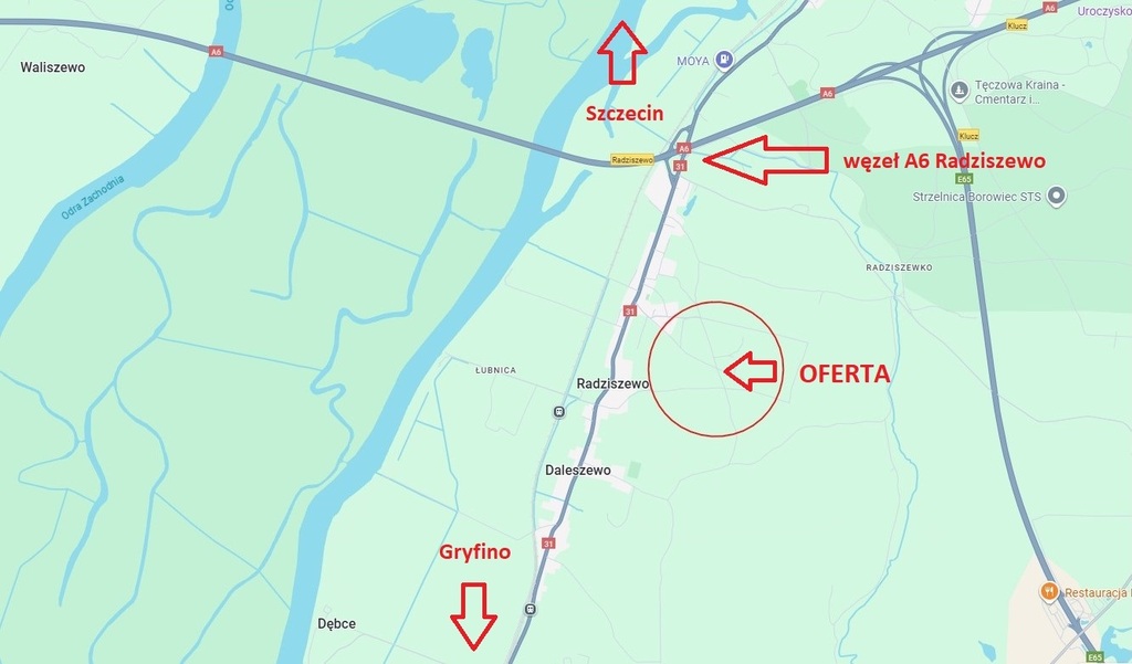 Działka na sprzedaż Radziszewo 2 616 m2 | Arka Nieruchomości