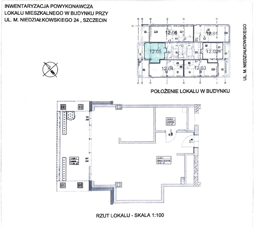 Mieszkanie na sprzedaż Szczecin, Centrum 47 m2 | Arka Nieruchomości