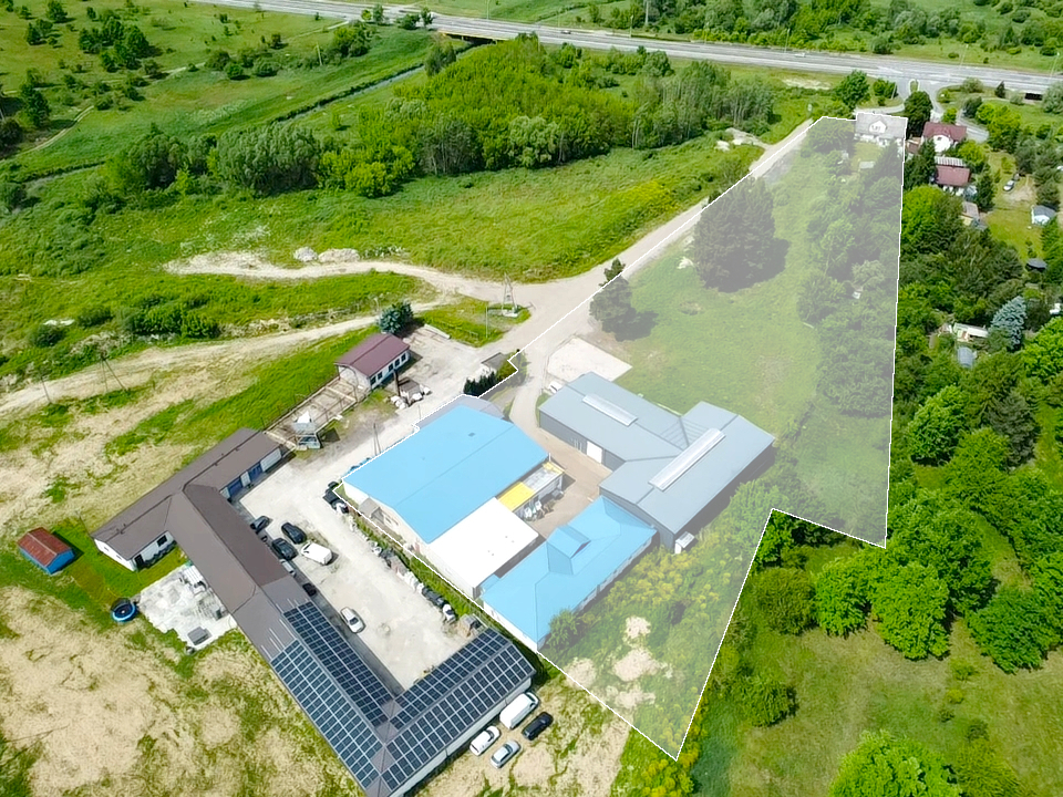 Hale 1884m2 Działka 1,3ha Przy Trasie S7