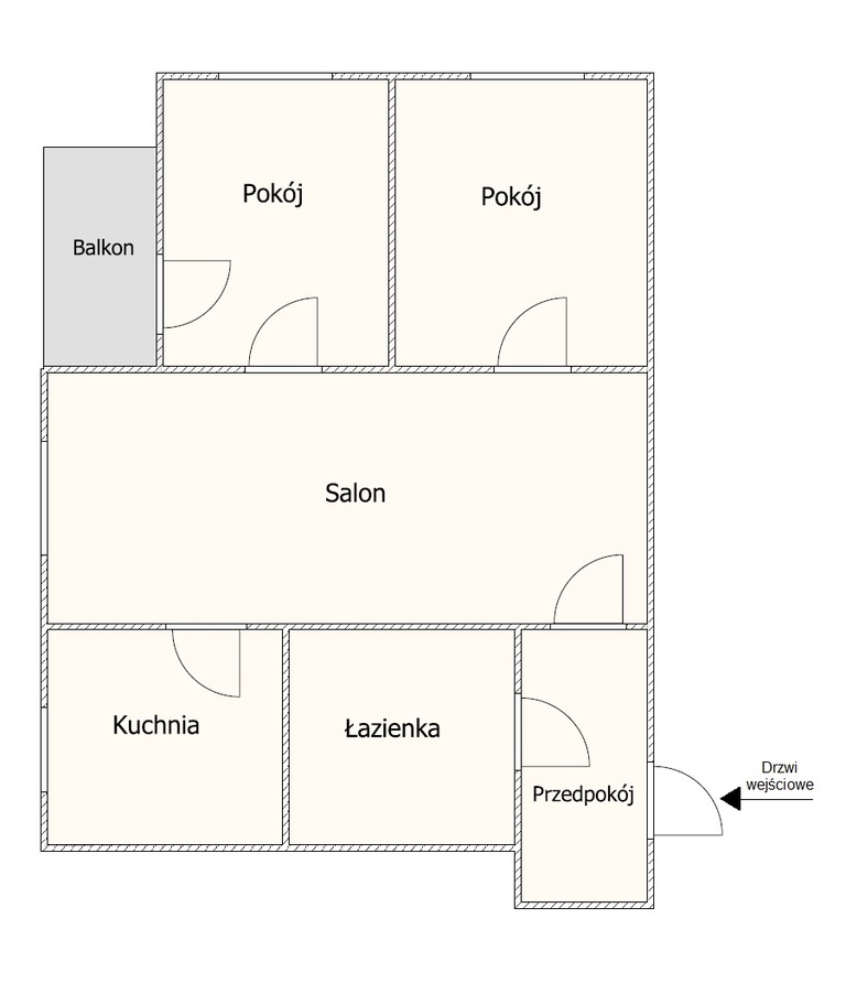 Mieszkanie na wynajem Szczecin, Drzetowo 47 m2 | Arka Nieruchomości
