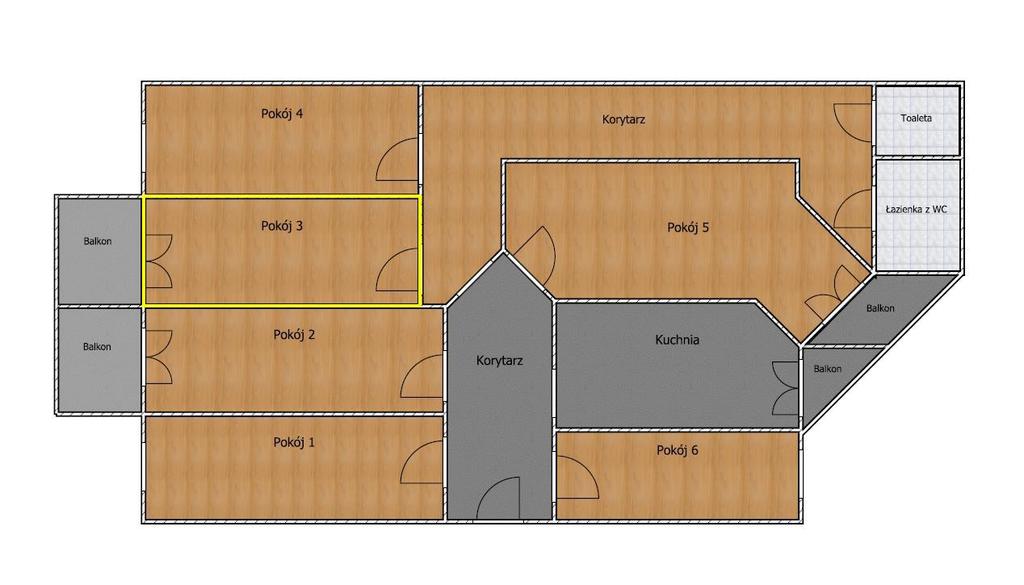 Mieszkanie na wynajem Szczecin, Śródmieście-Centrum 15 m2 | Arka Nieruchomości