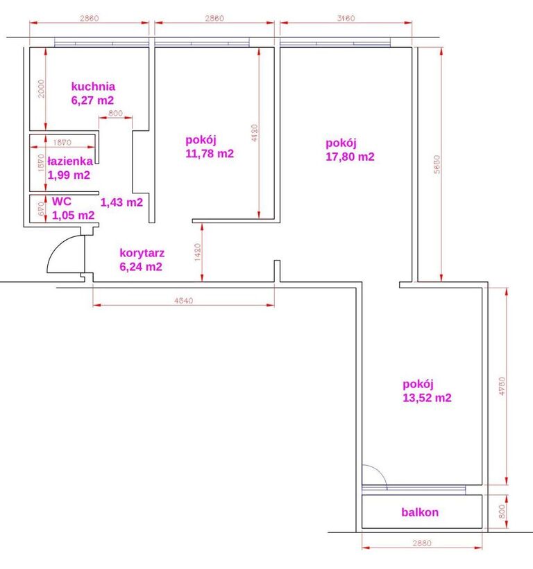 Mieszkanie na sprzedaż Szczecin, os. Kaliny 60 m2 | Arka Nieruchomości