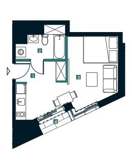 Mieszkanie na sprzedaż Świnoujście 26 m2 | Arka Nieruchomości