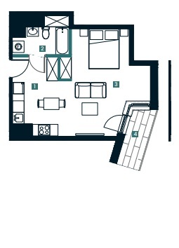 Mieszkanie na sprzedaż Świnoujście 34 m2 | Arka Nieruchomości