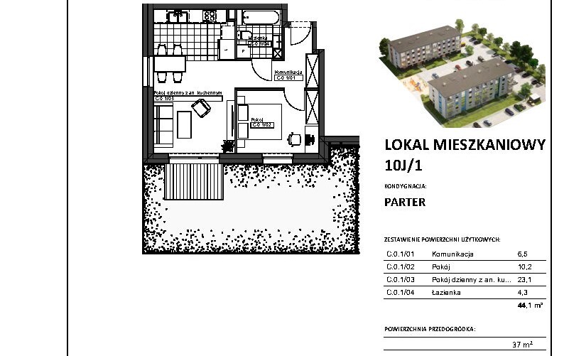 Mieszkanie na sprzedaż Stargard 44 m2 | Arka Nieruchomości