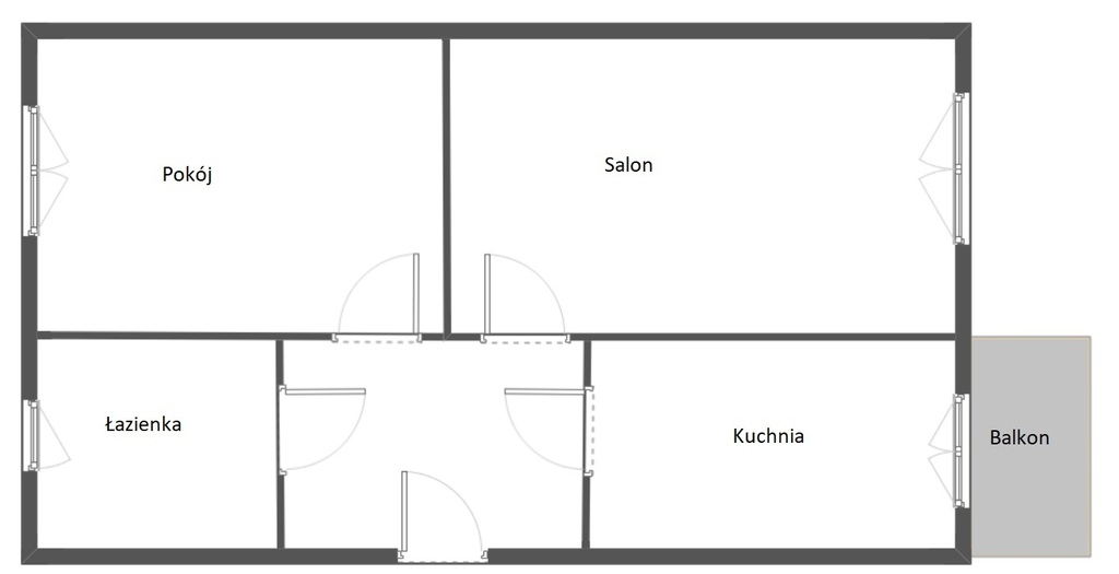Mieszkanie na sprzedaż Szczecin, Pogodno 51 m2 | Arka Nieruchomości