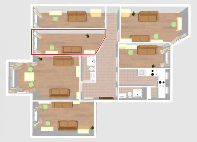 Mieszkanie na wynajem Szczecin, Centrum 12 m2 | Arka Nieruchomości