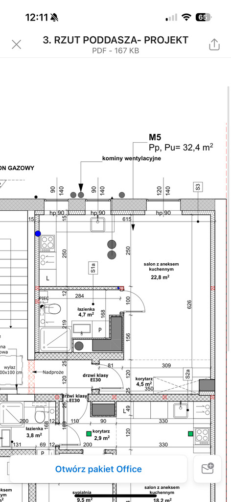 Mieszkanie na sprzedaż Szczecin, Śródmieście-Centrum 32 m2 | Arka Nieruchomości