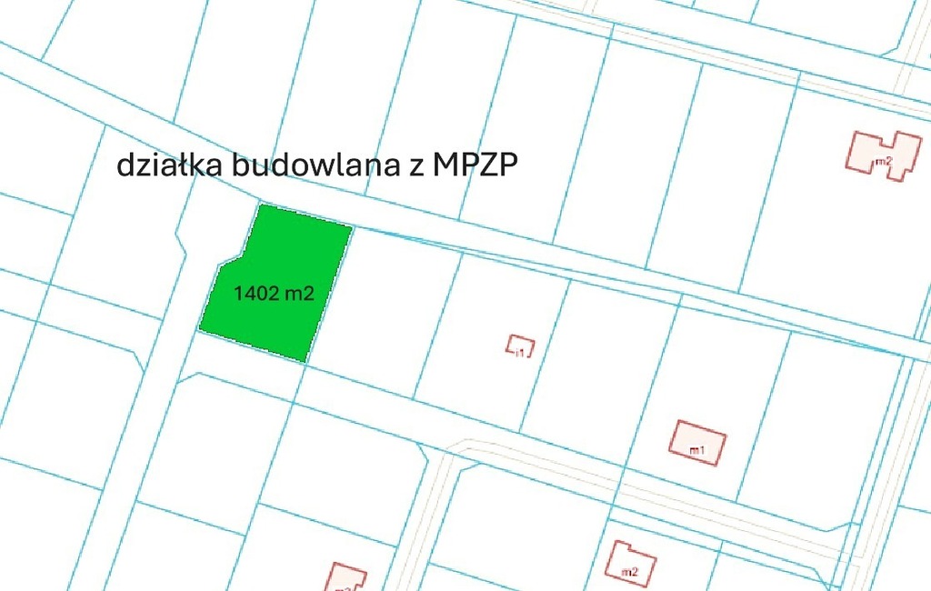 Działka na sprzedaż Niedźwiedź 1 402 m2 | Arka Nieruchomości