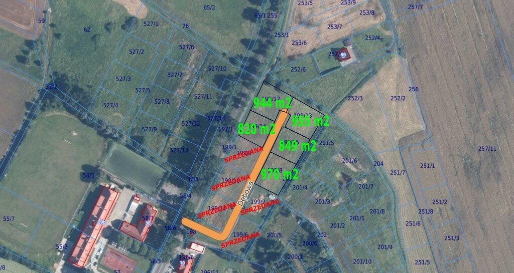 Działka na sprzedaż Dębice 970 m2 | Arka Nieruchomości