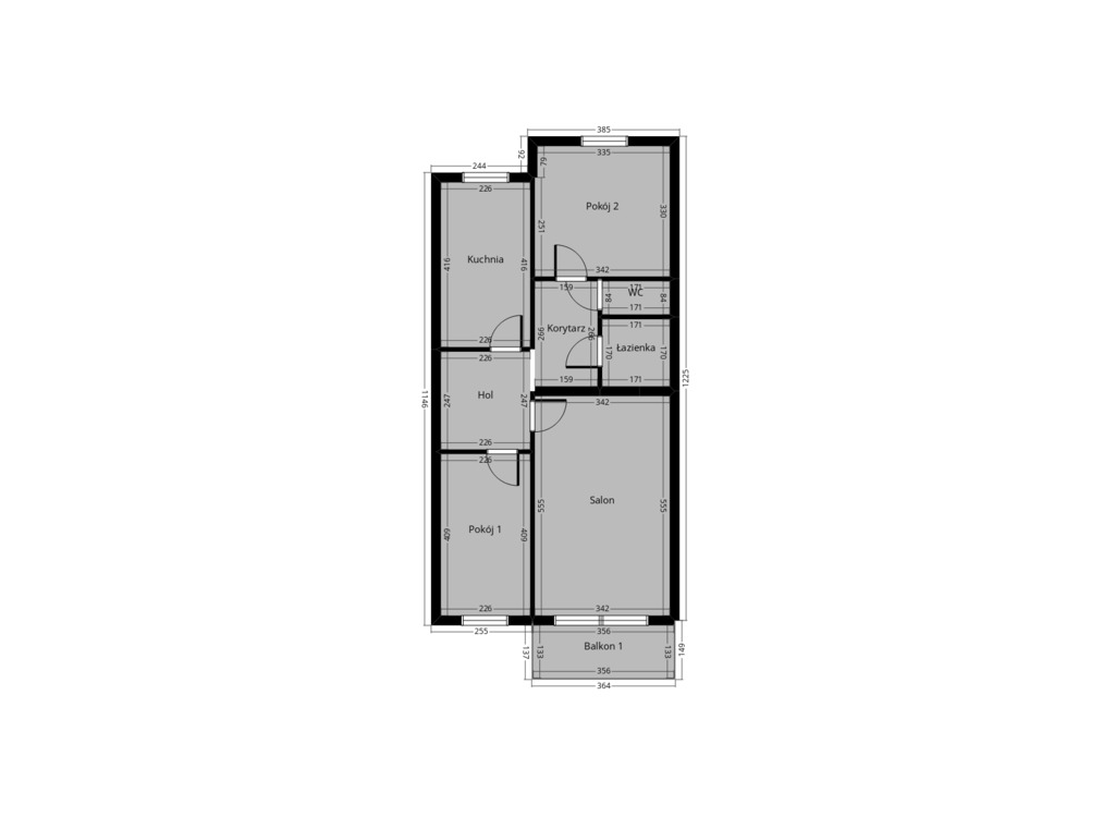 Mieszkanie na sprzedaż Szczecin, Żelechowa 66 m2 | Arka Nieruchomości