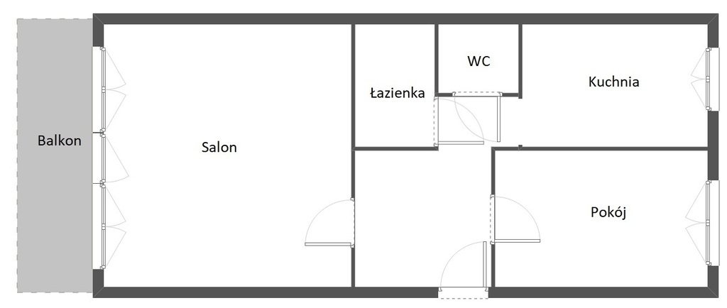 Mieszkanie na sprzedaż Szczecin, os. Kaliny 48 m2 | Arka Nieruchomości