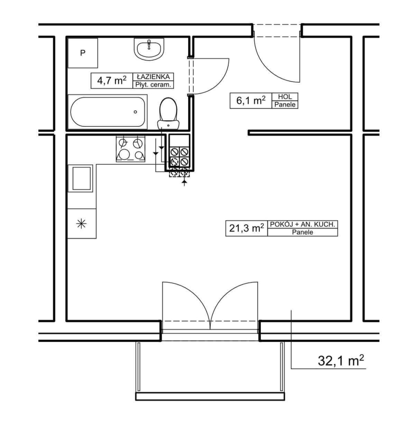 Mieszkanie na sprzedaż Goleniów 32 m2 | Arka Nieruchomości