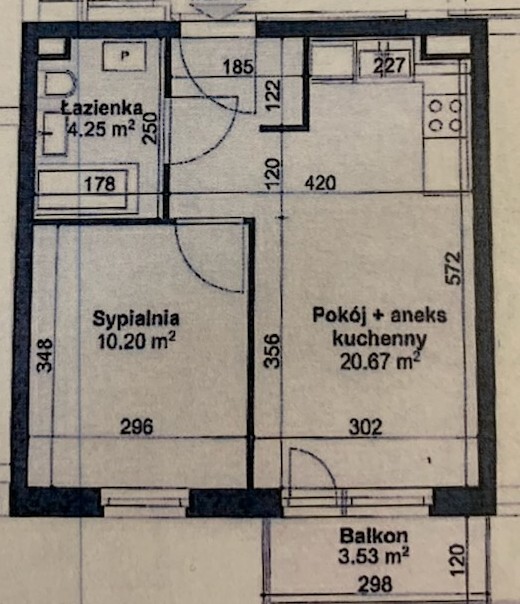 Mieszkanie na wynajem Szczecin, Gumieńce 40 m2 | Arka Nieruchomości