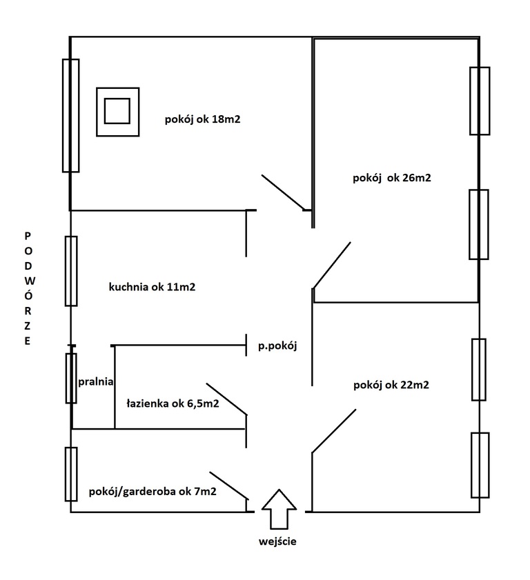 Mieszkanie na wynajem Szczecin, Wały Chrobrego 99 m2 | Arka Nieruchomości