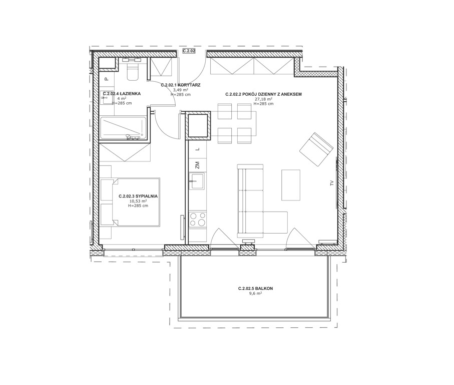 Mieszkanie na sprzedaż Szczecin, Centrum 45 m2 | Arka Nieruchomości