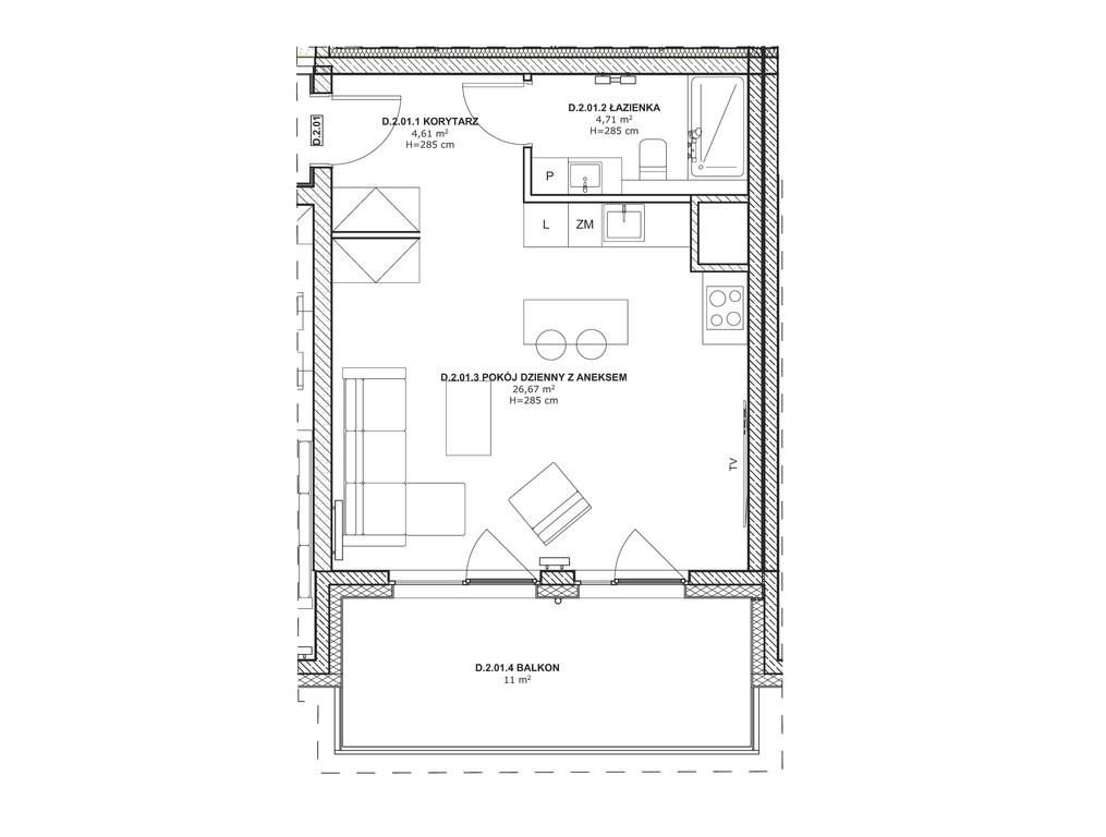 Mieszkanie na sprzedaż Szczecin, Centrum 36 m2 | Arka Nieruchomości