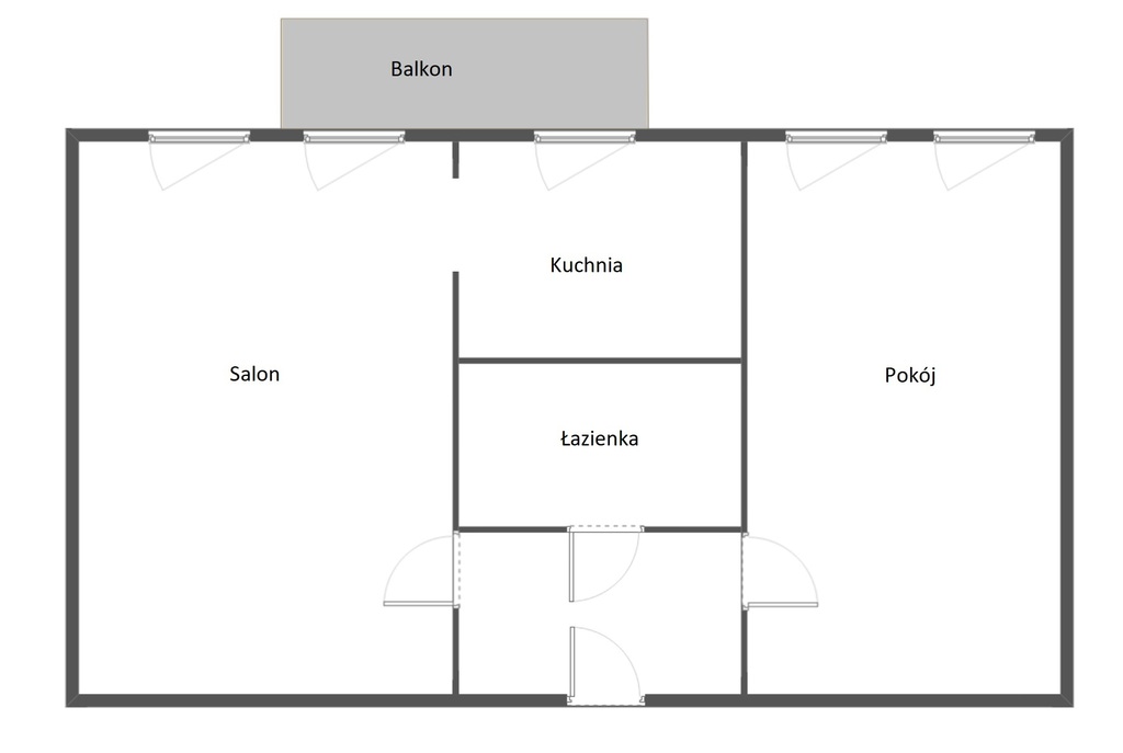 Mieszkanie na sprzedaż Szczecin, Centrum 48 m2 | Arka Nieruchomości
