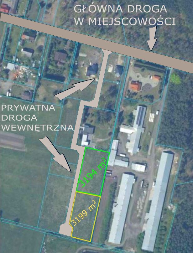Działka na sprzedaż Modrzewie 3 194 m2 | Arka Nieruchomości
