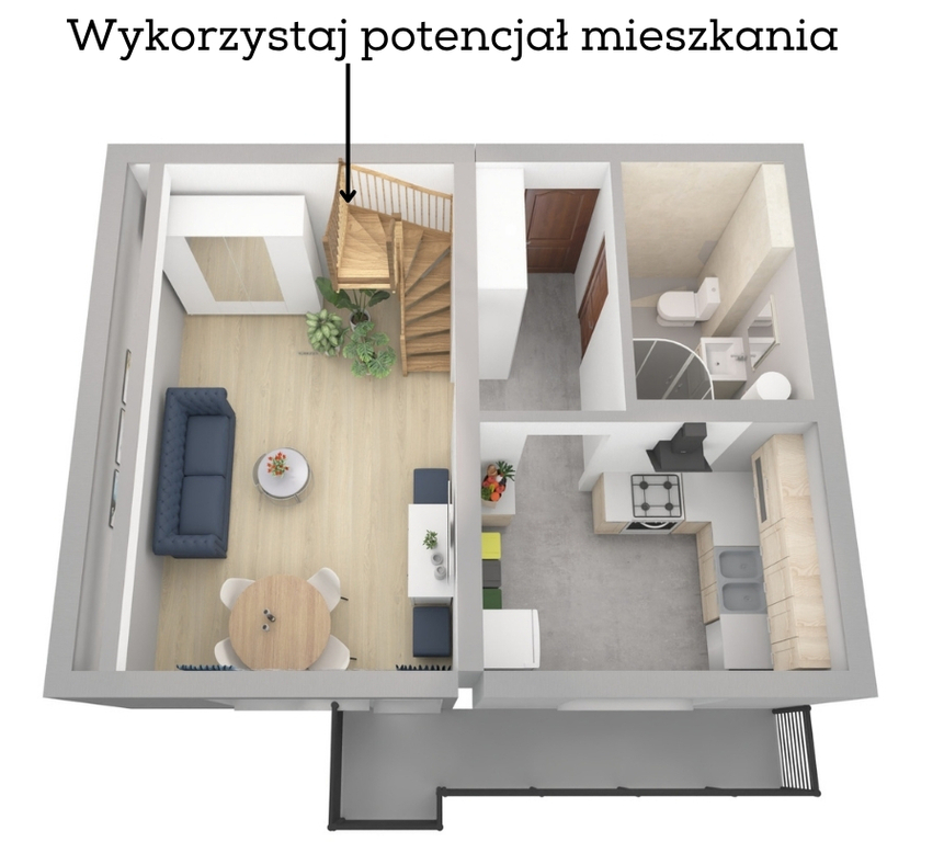 Mieszkanie na sprzedaż Lubiszyn 40 m2 | Arka Nieruchomości