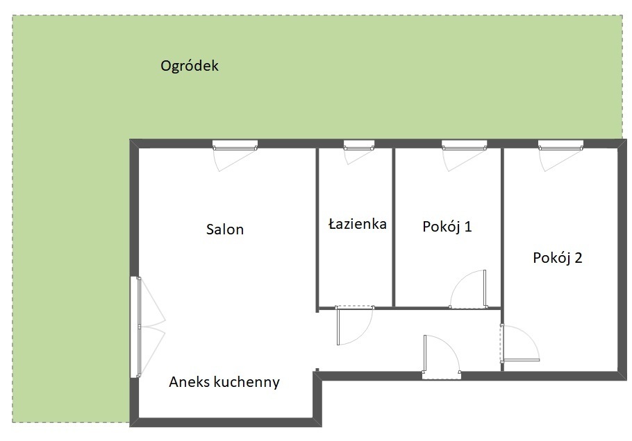 Mieszkanie na sprzedaż Warzymice 57 m2 | Arka Nieruchomości