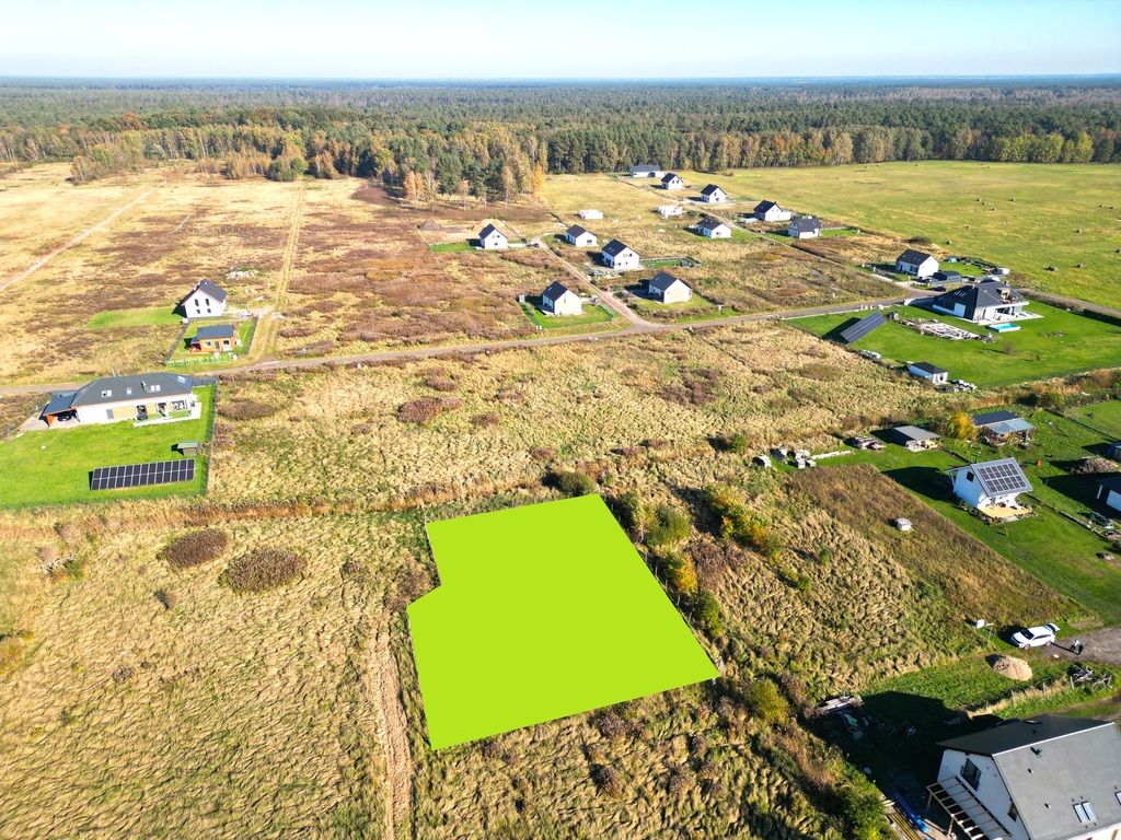 Działka na sprzedaż Niedźwiedź 1 402 m2 | Arka Nieruchomości