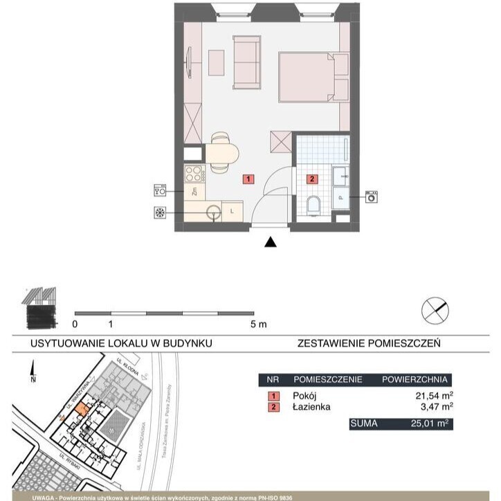 Mieszkanie na sprzedaż Szczecin, Stare Miasto 25 m2 | Arka Nieruchomości
