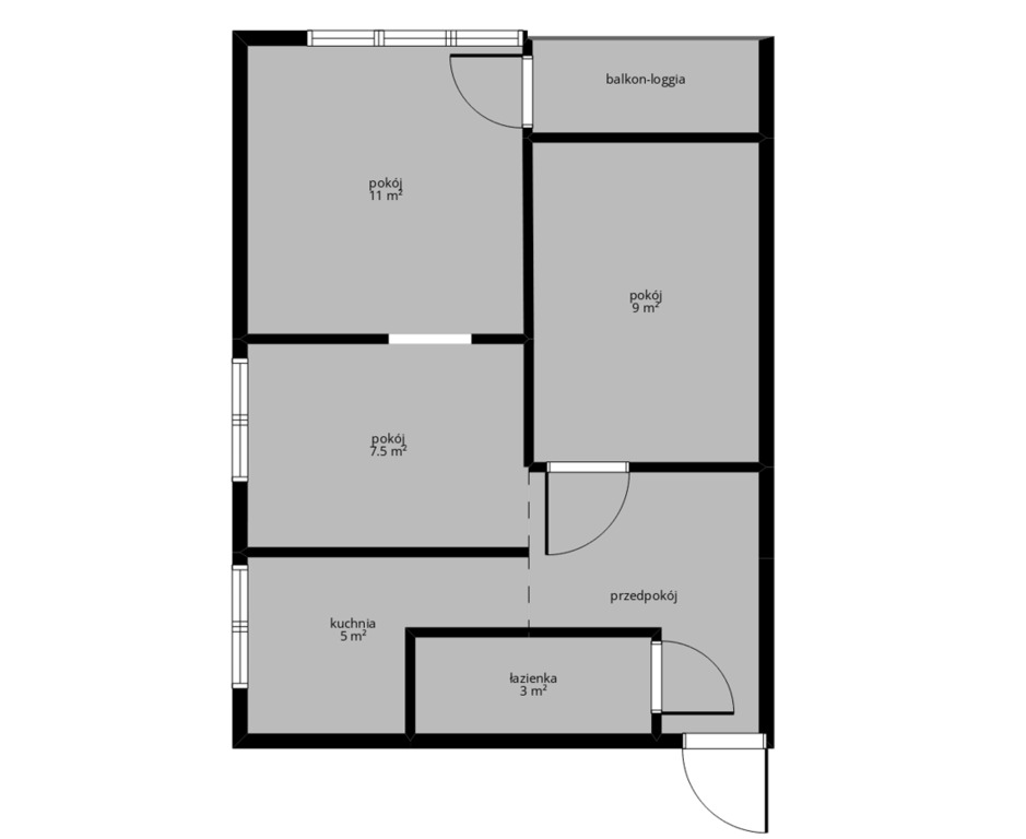 Mieszkanie na wynajem Szczecin, Drzetowo 43 m2 | Arka Nieruchomości