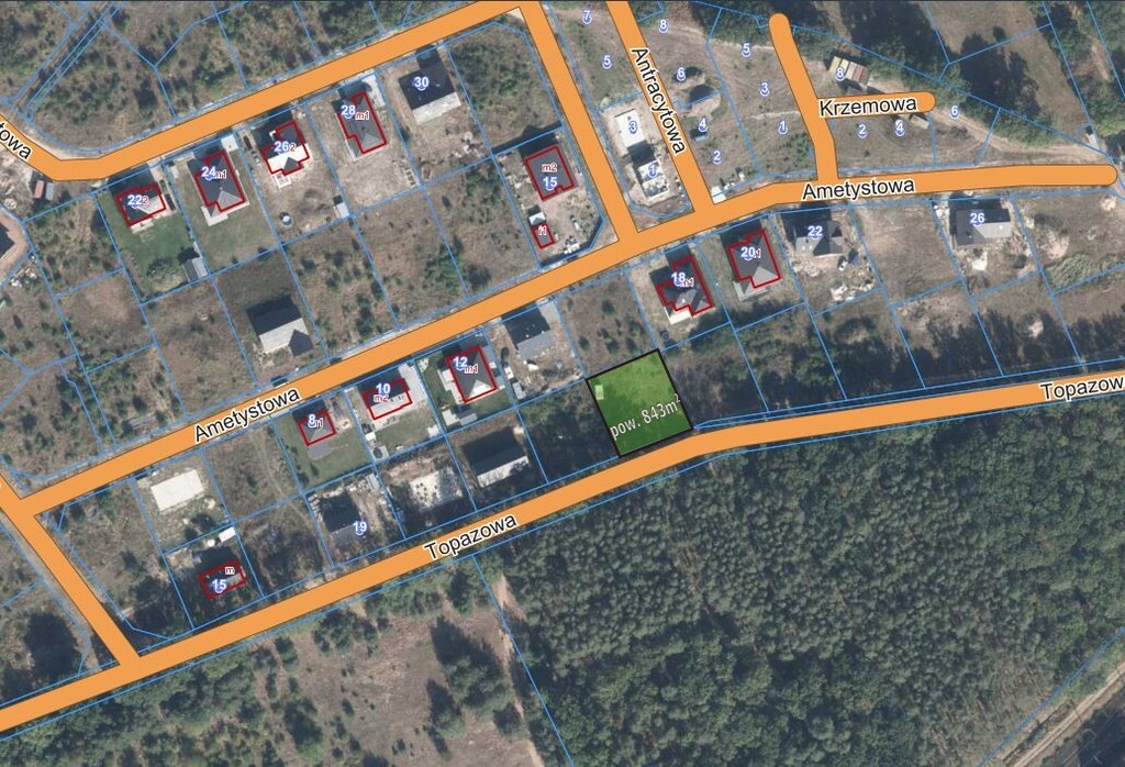 Działka na sprzedaż Szczecin, Załom 843 m2 | Arka Nieruchomości