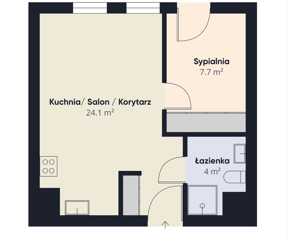 Mieszkanie na sprzedaż Świnoujście 38 m2 | Arka Nieruchomości