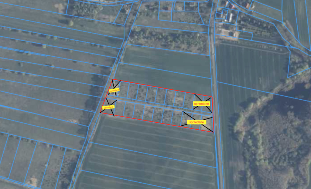 Działka na sprzedaż Lędzin 1 309 m2 | Arka Nieruchomości