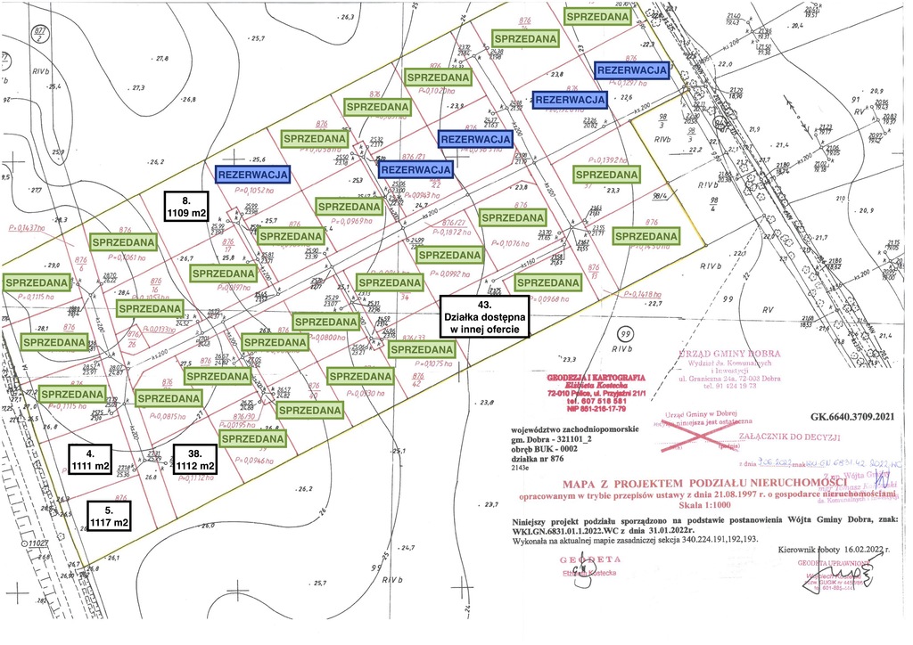 Działka na sprzedaż Buk 1 109 m2 | Arka Nieruchomości